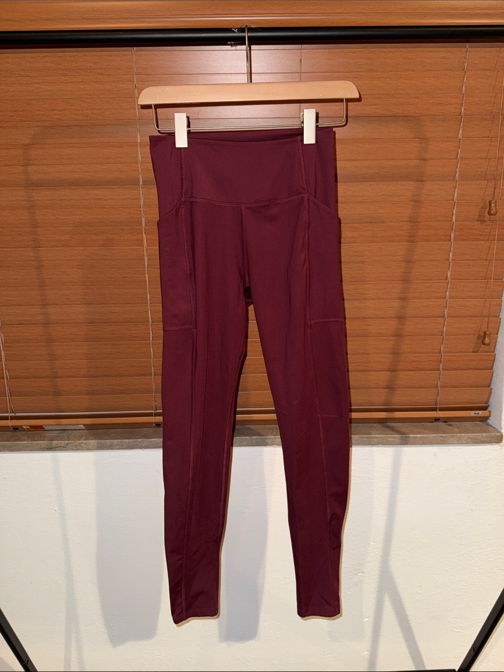Girlfriend Collective Plum Compressive High-Rise Stretch Leggings